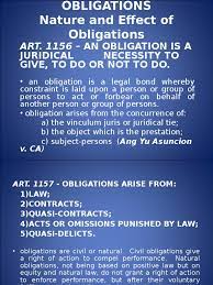 This definition specifically pertains to civil obligation in difference to natural obligation. Article 1156 1178 Ppt Negligence Usury