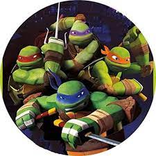 Teenage mutant ninja turtles ninja kaplumbağalar leonardo figür. Ninja Turtles Runde Tortenaufleger 20cm Geburtstag Tortenbild Zuckerbild Tortenplatte Oblate Kuchenzuckerplatte Amazon De Kuche Haushalt Wohnen