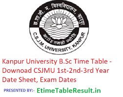 Kanpur University B Sc Time Table 2021 Download Csjmu 1st 2nd 3rd Year Date Sheet Exam Dates Find the tab 'results' from the top of the homepage. kanpur university b sc time table 2021