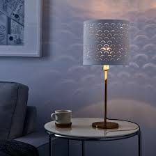 Nymo Lamp Shade White Brass Color 9 Ikea In 2020 Antique Lamp Shades Rustic Lamp Shades Modern Lamp Shades