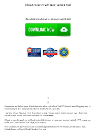 Si usted está buscando maneras que usted puede saltarse el bloqueo de la activación de icloud, estaremos compartiendo detalles importantes con respecto a la . Pdf Icloud Remover Advance Unlock Tool Download Icloud Remover Advance Unlock Tool Wawan Pujakesuma Academia Edu