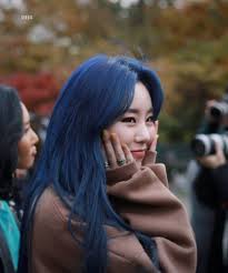 Wheein Pics On Twitter Kpop Hair Color Kpop Hair Blue Hair