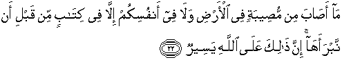 Σa = jumlah ayat yang menggunakan kata yang sama. Quran Surah Al Hadid 22 Qs 57 22 In Arabic And English Translation Alquran English