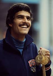 MARK SPITZ 46+yrs. ago 🏊 Like many other outstanding American swimmers,  Spitz trained for several years at the Santa Clara (California) Swim Club  with Coach George Haines. Mark then served as captain