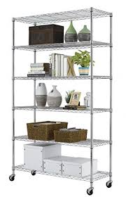 Maybe you would like to learn more about one of these? Produit Royal 82 48 18 Steel Metal Shelf New 6 Wire Tier Layer Shelves Wall Kitchen Restaurant Home Garage Display Shelving Rack Adjustable With Wheels Chrome Buy Online In Burkina Faso At Burkinafaso Desertcart Com 41571053