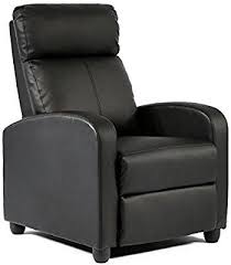 Amazon Com Bestmassage Wingback Recliner Chair Leather Single Modern Sofa Home Theater Seating For Liv Leather Recliner Chair Couch With Chaise Recliner Chair