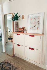 Stall Ikea Hack Small Space Solution In Our Living Room Blushing Bungalow