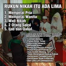 Dan keluarga yang dipimpin haruslah mengikuti apa yang diperintahkan oleh imamnya tersebut. Rukun Nikah Itu Cuma Ada 5 Jangan Dipersulit Dan Ditambahi Portal Islam