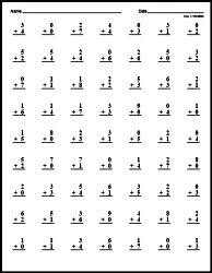 Emphasis on improving number learning with patterns, addition, subtraction, and math fact fluency. First Grade Math Worksheets Free Printable Math Pdfs Edhelper Com