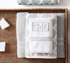 Check out our monogrammed towels selection for the very best in unique or custom, handmade pieces from our bath towels shops. Marlo Organic Jacquard Towels Pottery Barn
