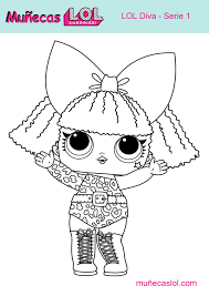 Muñecas Lol Para Imprimir Y Colorear
