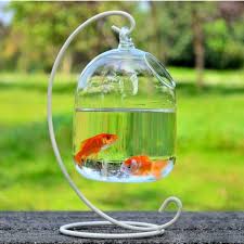 Aquarium Fish Glass Vase Tank Hydroponic Wall Hanging Bubble Planting Tank Home Decor Not Included Holder Glass Fish Bowl Vase Fish Tank Hanging Glass Vase