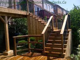 Stairs Leading To And From The Upper Deck Deck Design Custom Deck Interlocking Patio Toronto Deck Stairs Building A Deck Deck