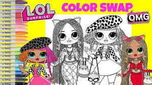 Find more pop pixie coloring page pictures from our search. Lol Surprise O M G Dolls Coloring Book Color Swap Neonlicious And Swag Lol Surprise Makeover Youtube