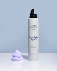 Choose the right hair mousse for you. Buy Four Reasons Violet Styling Mousse For Blonde Hair Neutralizes Yellow Tones With Violet Pigment For Cool Toned Hair Anti Brass Vegan Paraben Free Volumizing Hair Mousse For Texture Smooth Hair 6 63