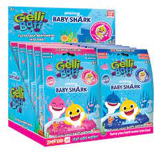 Learn colors baby doll bath time m&ms chocolate candy and colors clay slime surprise toys. Baby Shark Gelli Baff 1 Bath Pack