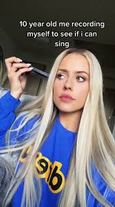 Jessica Lord TikTok Video: 10 Year Old Me Recording Myself Singing