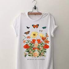 Searching for a gift that feels unique to a specific person can be a difficult task. No Rain No Flowers Shirt Hoodie Sweater Longsleeve T Shirt