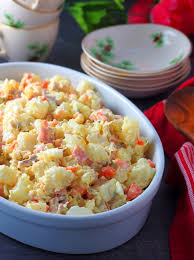 Brazilian potato salad with apples, walnuts and raisins. Loaded Chicken Potato Salad Kawaling Pinoy