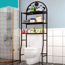 Grid storage tower high wire open wire shelves rise. Augienb 3 Tier Bathroom Over The Toilet Space Saver Free Standing Metal Frame Storage Rack Rustproof Bathroom Organizer Bronze White Walmart Com Walmart Com