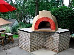 Bricks shovel 2 x 4s concrete mixture tape measure concrete blocks mortar. How To Build An Outdoor Pizza Oven Hgtv