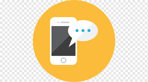 Icones De Computador Iphone Smartphone Mensagem Telefone Inteligente Eletronicos Texto Laranja Png Pngwing