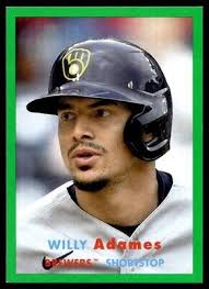 2021 Topps Archives Green Willy Adames 073/125 Milwaukee Brewers #46