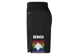Kup denver nuggets shortsna ebay. Nike Nba Denver Nuggets City Edition Swingman Shorts Black Fur 57 50 Basketzone Net