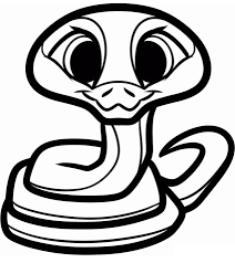 The lithe form of snakes is showcased in our printable collection of snake coloring pages. Kawaii Snake Coloring Page Free Printable Coloring Pages For Kids