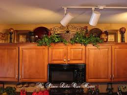 No Place Like Our Home New Kitchen Vignette S Decorating Above Kitchen Cabinets Tuscan Decorating Kitchen Tuscan Kitchen