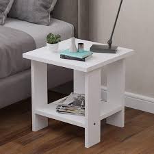 Marble bedside table simple and modern small apartment solid wood bedside cabinet bedroom storage cabinet. Vtec Simple Bedside Cupboard Modern Chest Table Small Coffee Table Bedside Table Console Table Drawer Box Open Storage Side Table Modern Furniture Vmb001