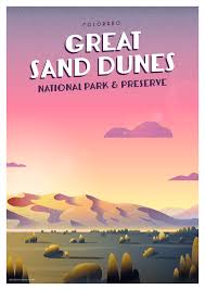Official designation is great sand dunes national park and preserve. 20 Vintage Travel Posters Celebrating The Least Visited National Parks In The U S Runaway Suitcase
