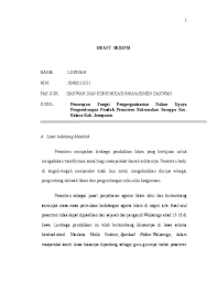 Contoh format draf proposal skripsi 1. Doc Draft Skripsi Lukman Coconk Academia Edu