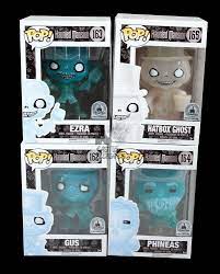 Funko Pop Haunted Mansion Disney Parks Exclusive Set Of 4 Gus Phineas Ezra Ghost Disney Haunted Mansion Haunted Mansion Disney Parks