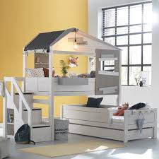 Built in bunk bed design tactics. Lifetime The Hideout Corner Bunk Bed With Steps Lifetime Kids Cuckooland