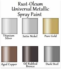 rust oleum universal metallic colors metallic spray paint