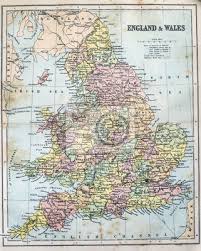 Karten file:england regions map.png wikimedia commons. Karte Von Victorian Era England Und Wales Fototapete Fototapeten 19 Jahrhundert Mapping Wales Myloview De