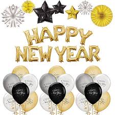 2020 New Year S Eve Decorations Party Supplies Party City New Years Eve Birthday Party Balloon Kits Gold Letter Balloons