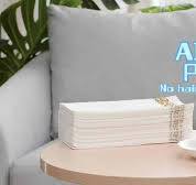 High Quality Custom Disposable Airlaid Paper Napkins Virgin Wood Pulp 1-Ply  Printed Dinner Napkins with Customized Logo