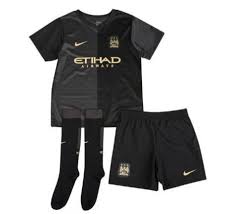Inside the collar features the special label with the lettering we are city. Manchester City Little Boys Away Kit 2013 14