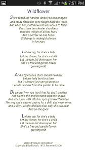 Wild Flower Lyrics
