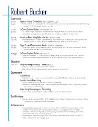 resume layout