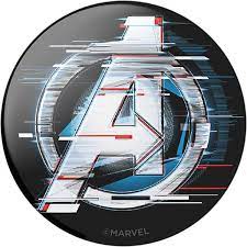 Avengers logo heart cross stitch. Popsockets Popgrip Marvel Shattered Avengers Logo Marvel Avengers Mytoys