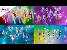 ALL WINX 3D TRANSFORMATIONS UP TO MYTHIX | WINX CLUB - YouTube