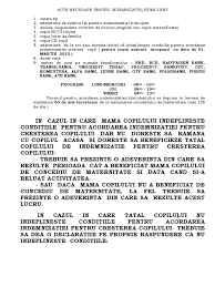 Legislația din românia oferă facilități consistente mamelor sau taților care intră în concediul de creștere a copilului. Acte Necesare Pentru Indemnizatie