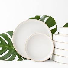 Aaron Probyn Kanto Dinner Plate Ice White Set Of 4 Dinnerware Sets Dinnerware Set Unique Dinner Plates