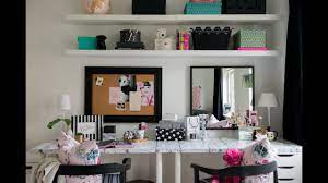 White desk with hutch,white student desk,white teen desk look of plantation shutters at your window for white teenage desks for bedrooms. Teen Bedroom Makeover The Desk Vanity Diy Room Decor Youtube