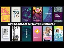 But do note that you might have to use after effects or cinema 4d whichever says in the description in order to edit the intro template and add your name in place of. Instagram Stories Bundle After Effects Template Ae Templates Youtube