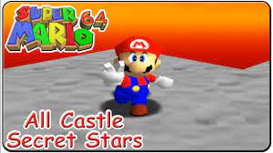 Super Mario 64 All 15 Castle Secret Stars - YouTube