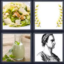 Descargar juego 4 fotos una palabra. 4 Fotos 1 Palabra Ensalada Perfil Romano Leche Hojas De Laurel Respuesta